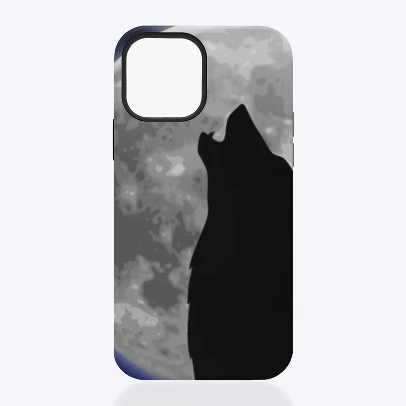 Midnight Wolf IPhone case