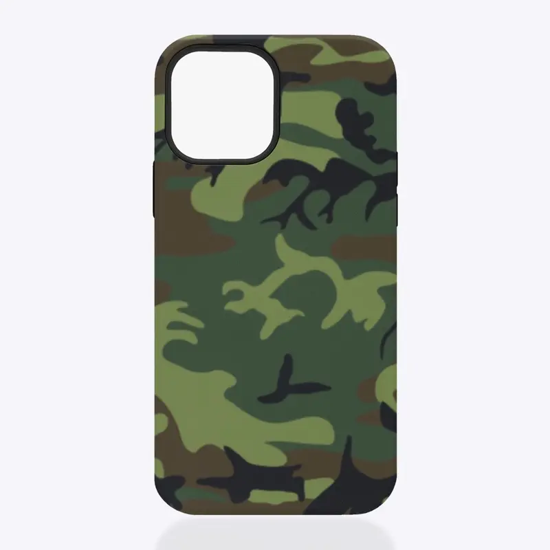 Green Camouflage Iphone case 