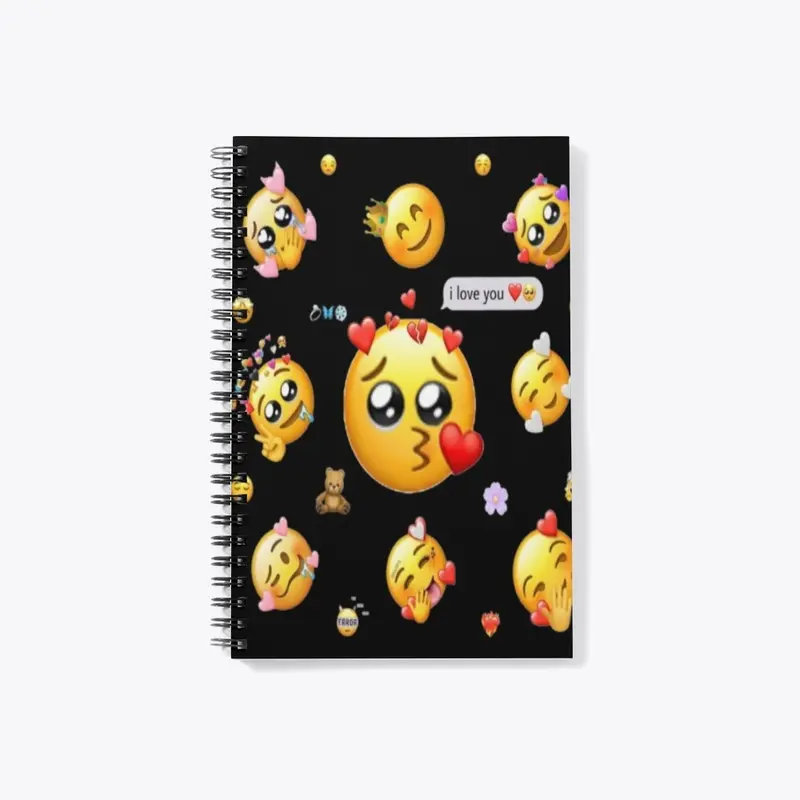 Emoji Spiral Notebook