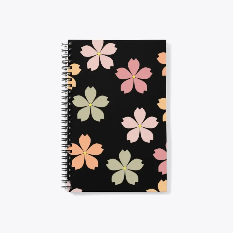 Flower Clover Spiral Notebook