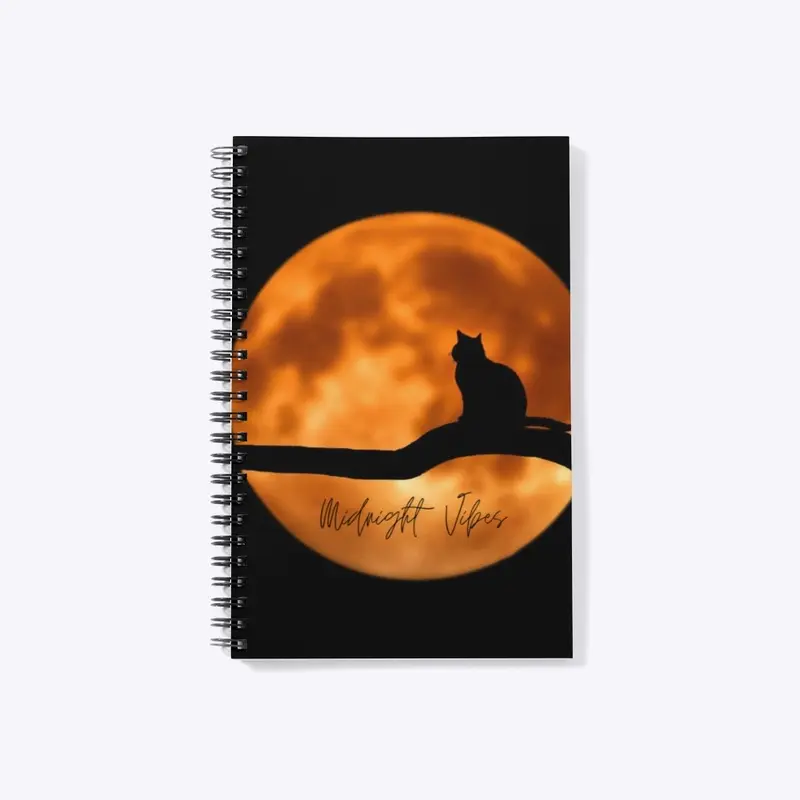 Midnight Vibes Spiral Notebook 