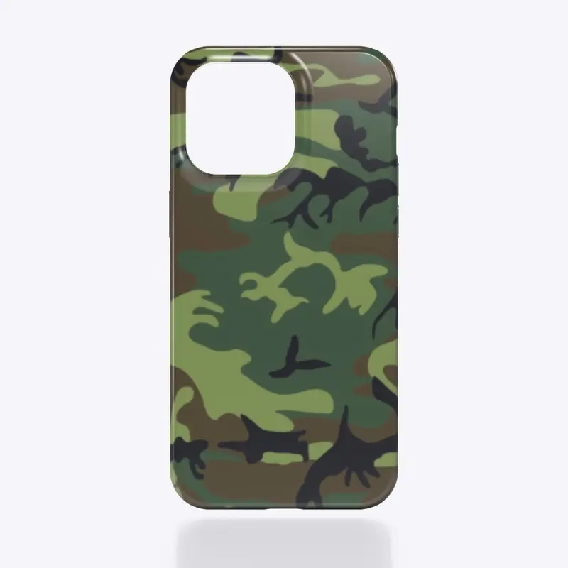 Green Camouflage Iphone case 