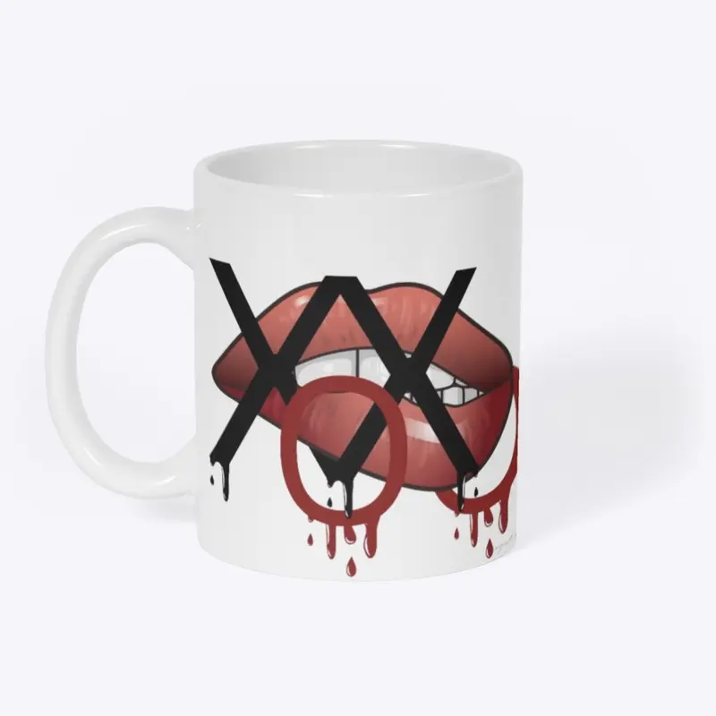 XOXO Lip Biting Mug